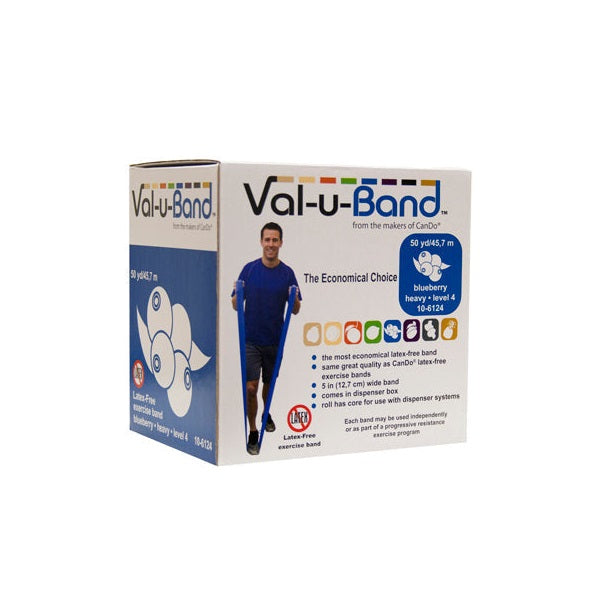 Val-u-Band Latex Free Exercise Band - Blueberry (level 4/7)