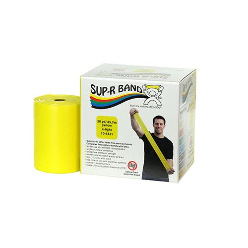 Sup-R Band Latex Free Exercise Band Yellow, Light resistance