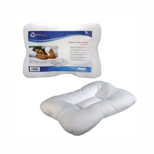 Oreiller d'indentation cervicale rempli de fibres