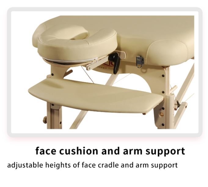 Table de massage portative MediSports (noir)