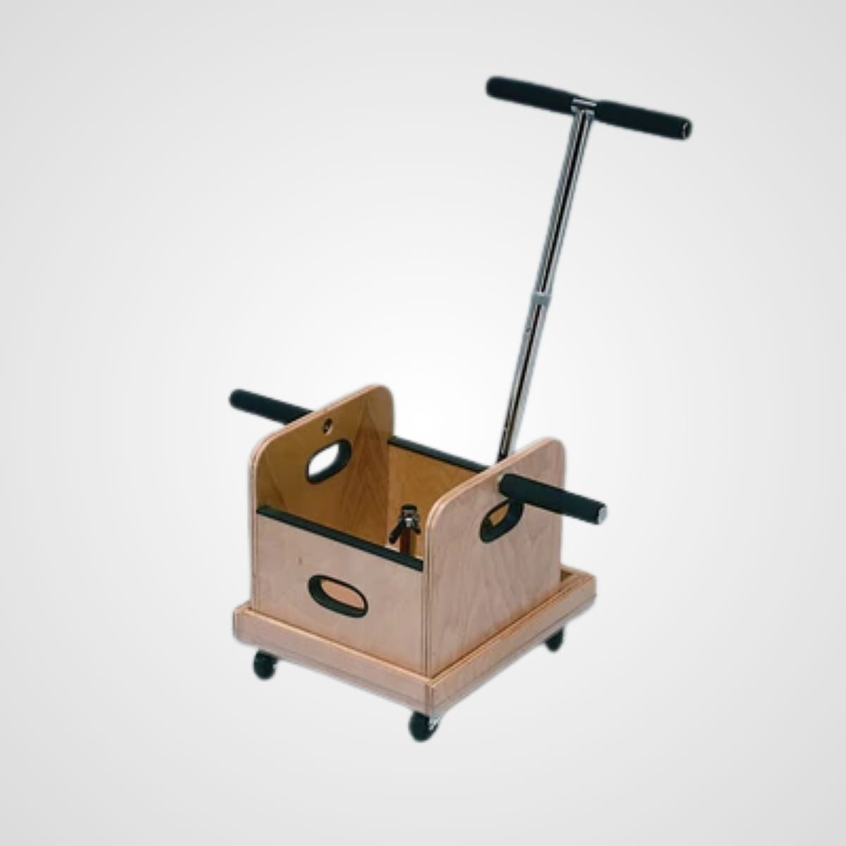 Mobile Weighted Cart with T-handle and Accessory Box