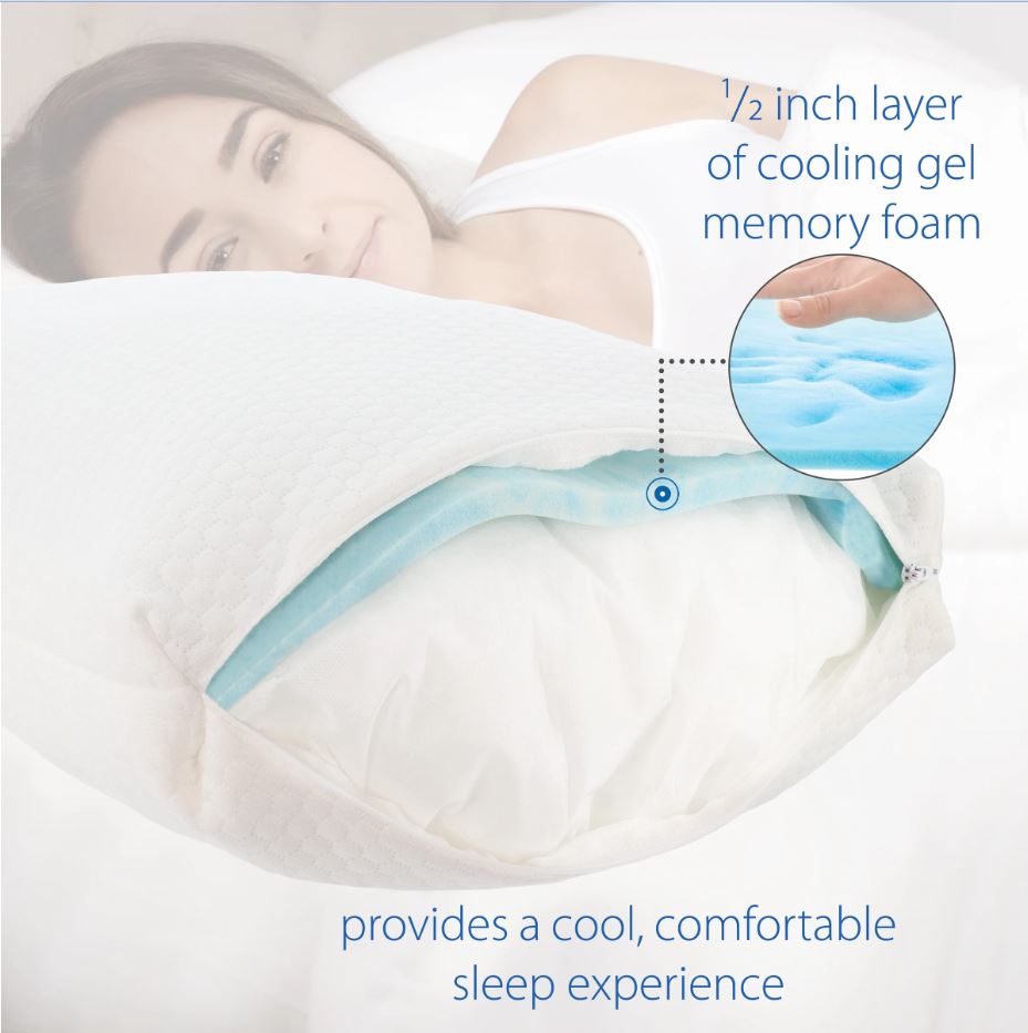 Adjustable-Loft Fiber Comfort Pillow
