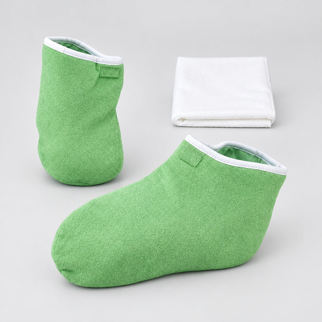 Paraffin Bath - Accessory Package - 50 Liners, 1 Mitt and 1 Bootie