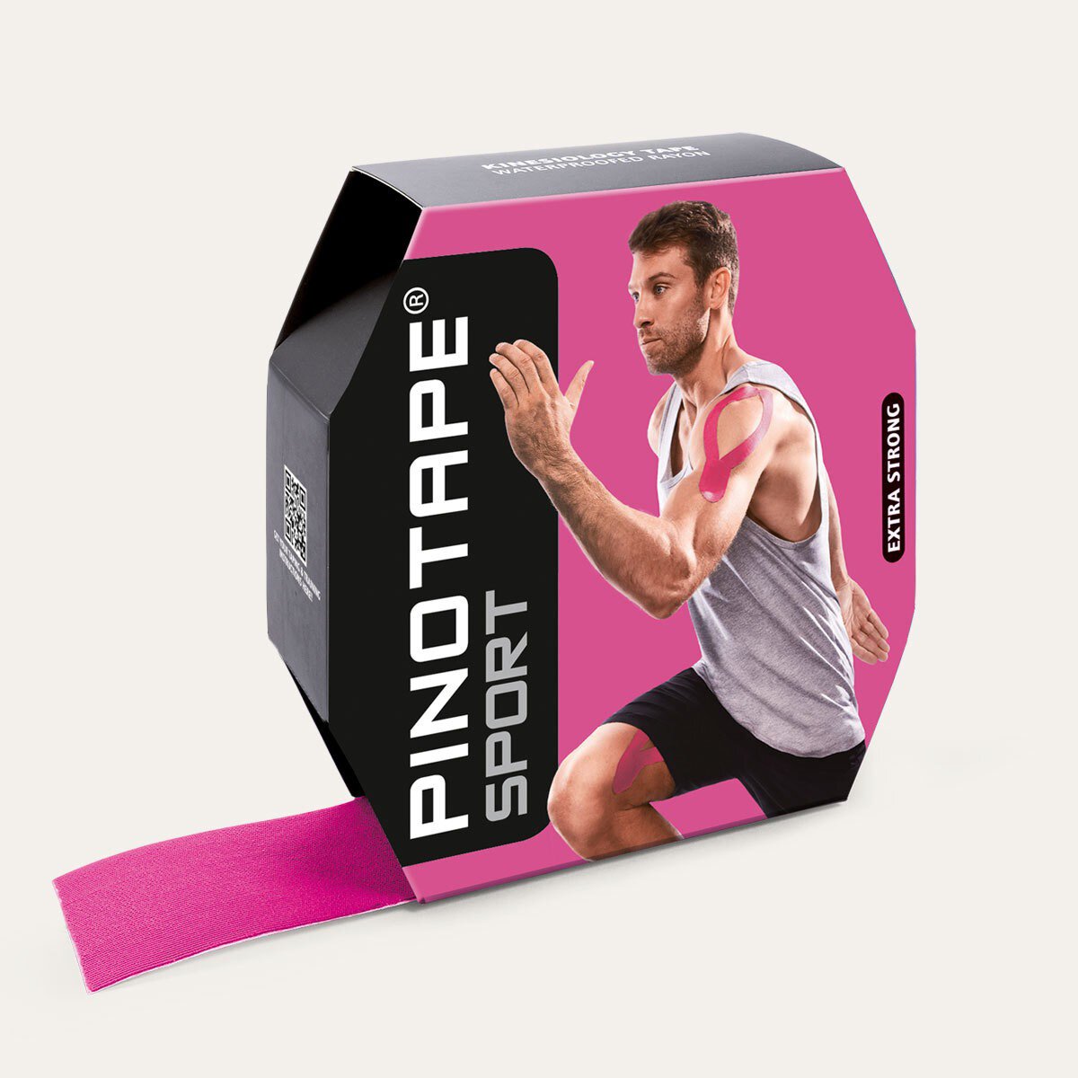 PINO Kinesiology Tape Sport Pink (31 m x 5 cm)