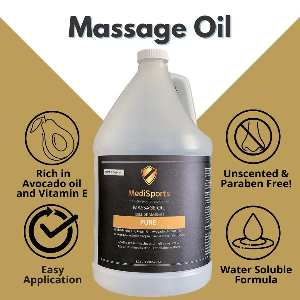 MediSports Pure Massage Oil (1 Gallon)