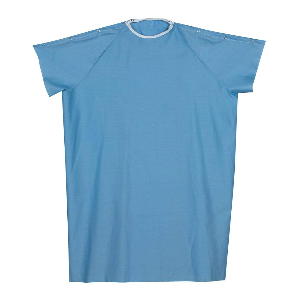 Blouse de patient universelle bleue – pièce
