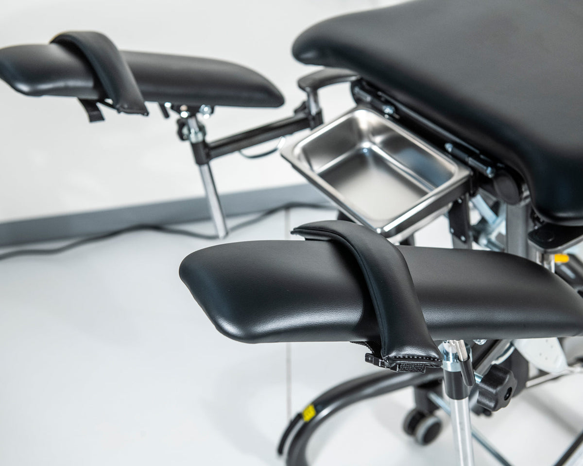 Table de traitement Cardon (CTT) avec ensemble santé pelvienne - - Section tête de massage et plateau