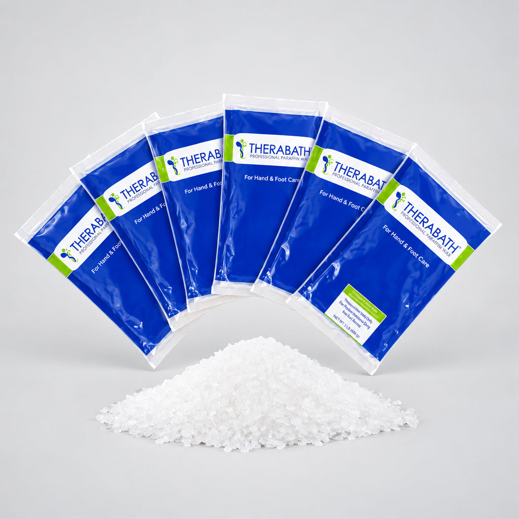 Cire de paraffine Therabath (perles) – Sans parfum 6 x 1 lb