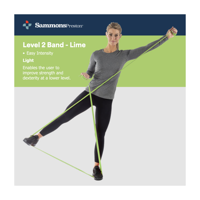 Sammons Preston Band Non-Latex  LVL 2 50 yd Lime