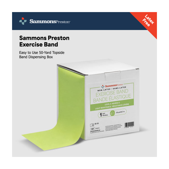Sammons Preston Band Non-Latex  LVL 2 50 yd Lime