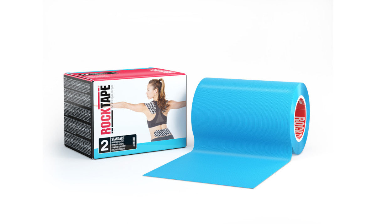 RockTape Mini Big Daddy 4 inch wide x 16.4 feet - Light Blue