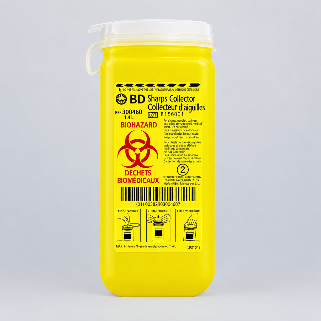 Bd Containers Log 1.4L BD Sharps Container