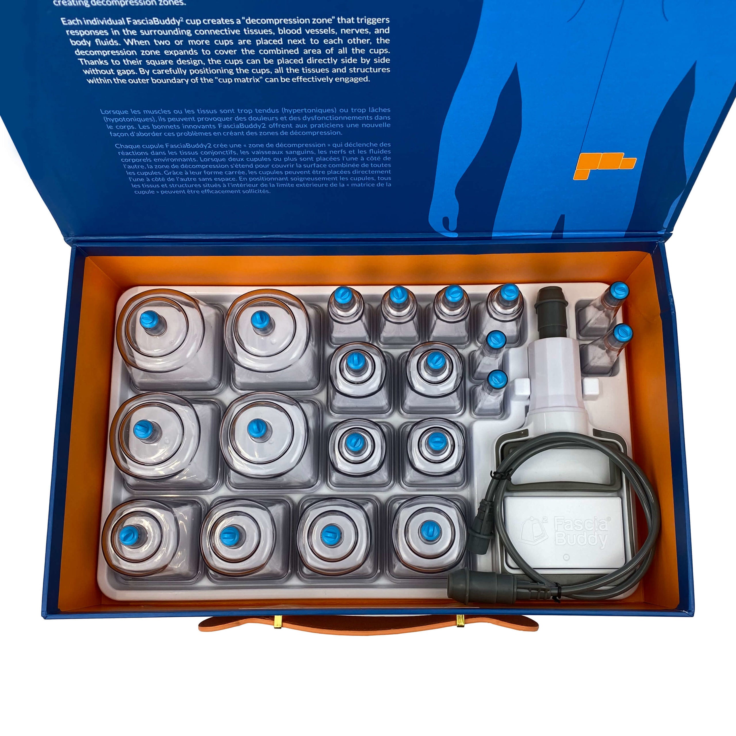 Fascia Buddy Square Cupping Set – 20 pieces