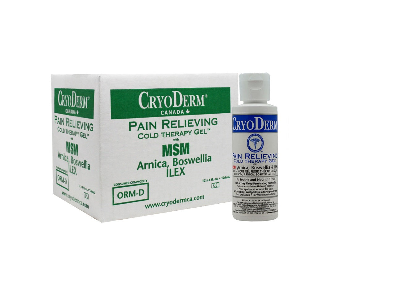 CryoDerm Gel de thérapie par le froid 4 oz 