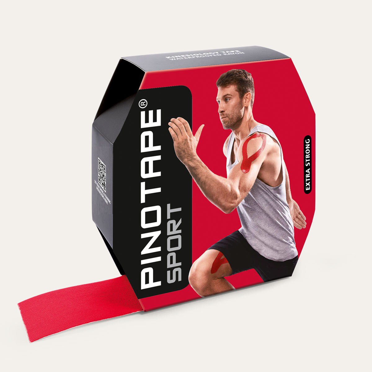 PINO Kinesiology Tape Sport Red (31 m x 5 cm)