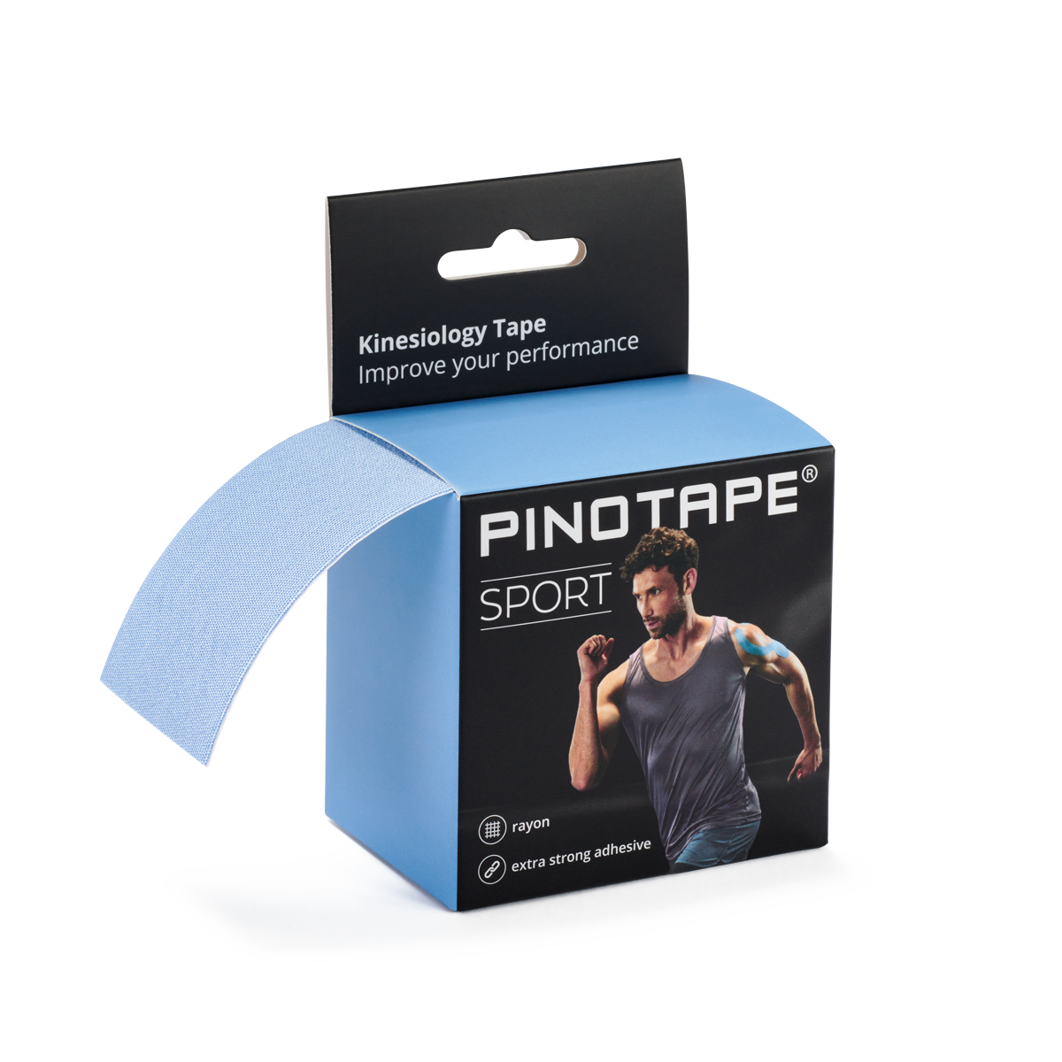 PINO Kinesiology Tape Sport bleu glacier 