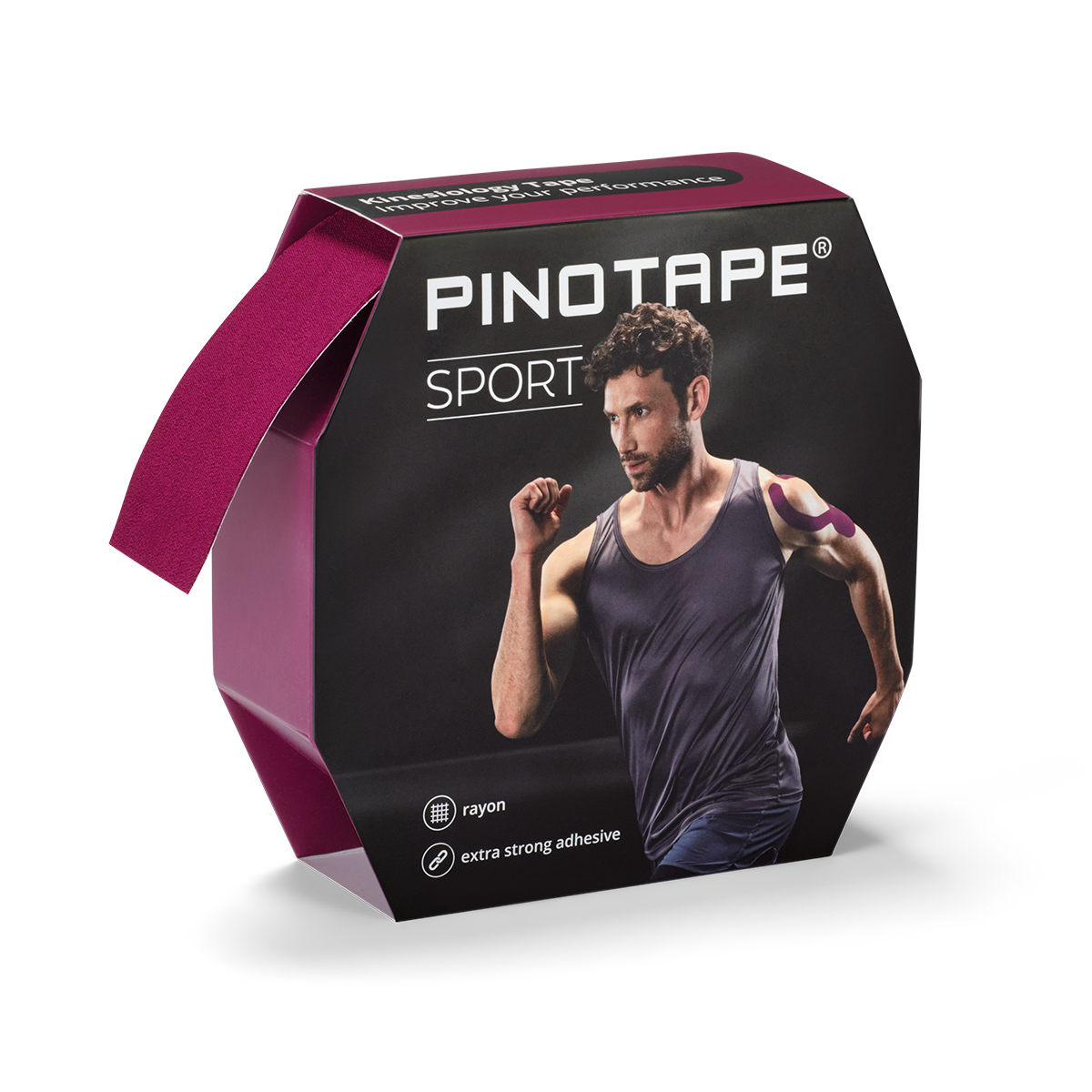 PINOTAPE Sport aubergine (31 m x 5 cm)