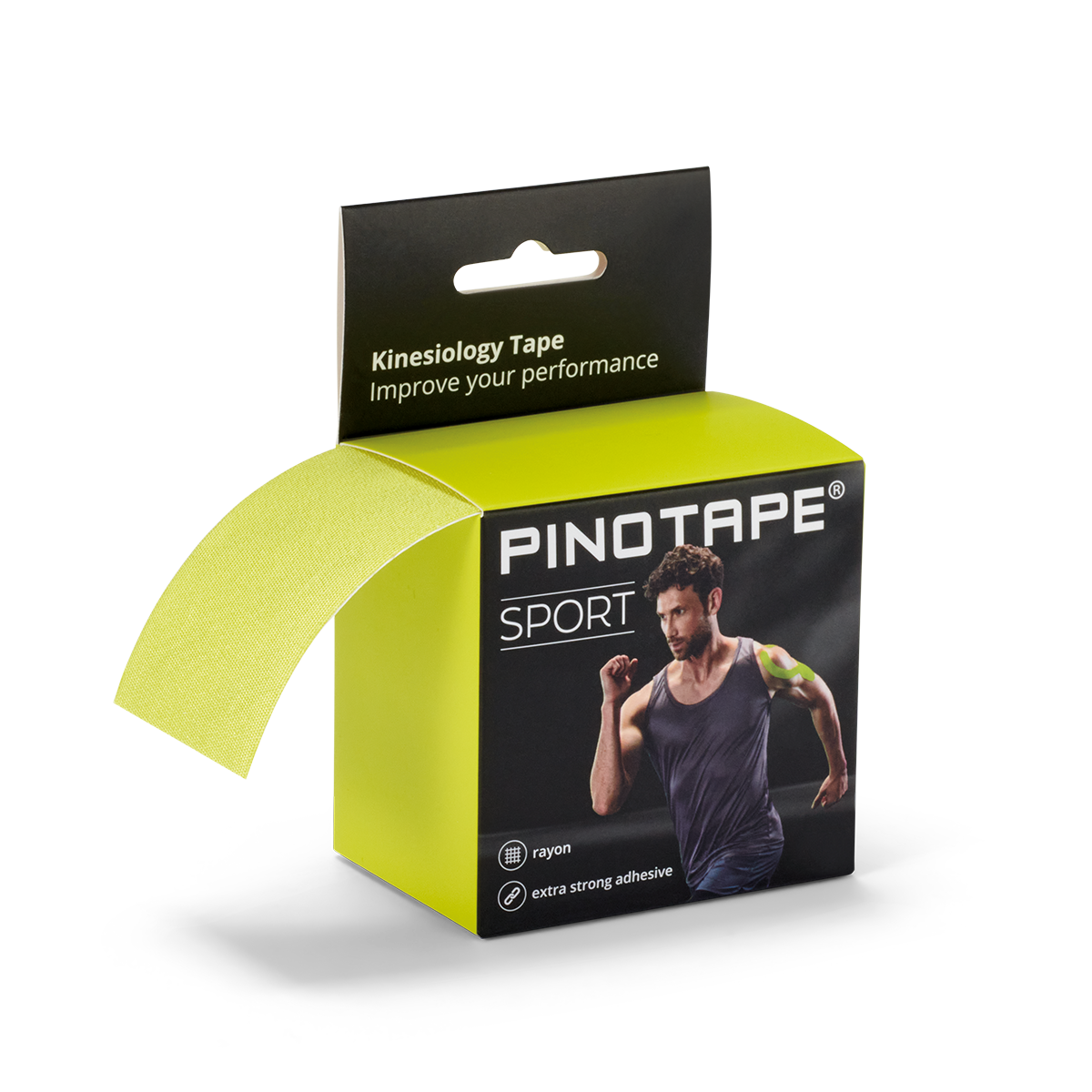 PINOTAPE Sport neon yellow (5 mx 5 cm)