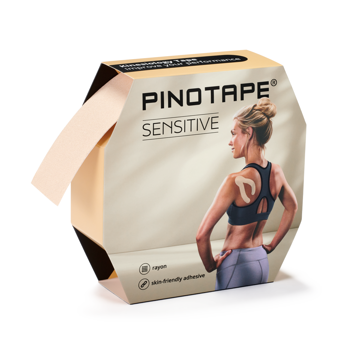 PINO Kinesiology Tape Sensitive Beige (31 m x 5 cm)