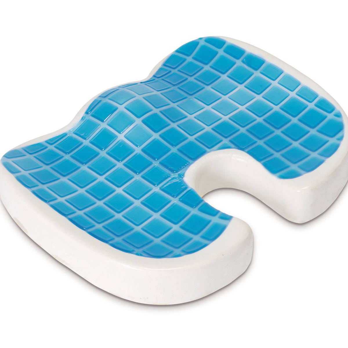 Ergonomic seat cushion coccyx memory foam