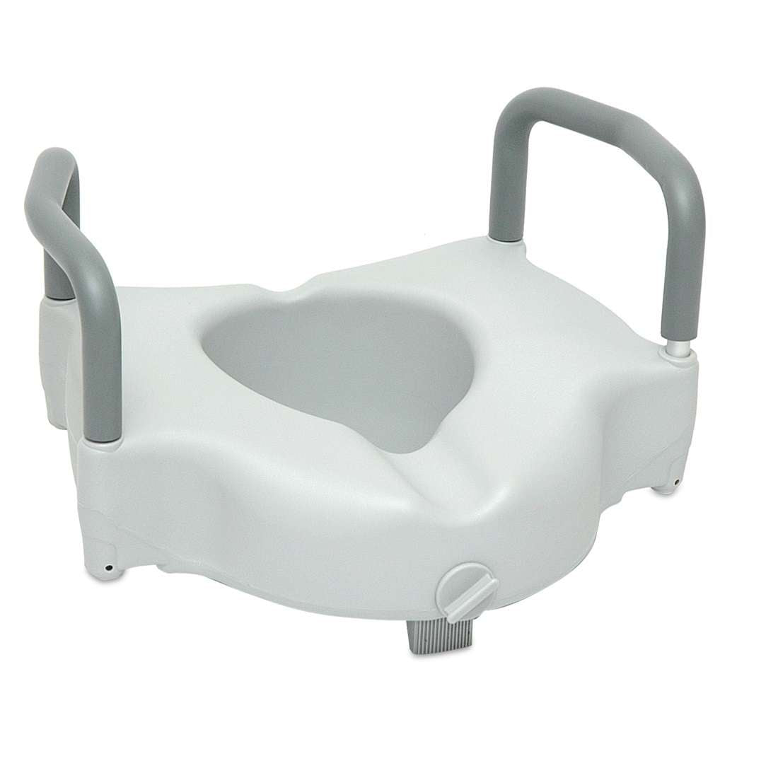 ProBasics Raised Toilet Seat with Lock and Arms ( 350 lb Weight Capacity)