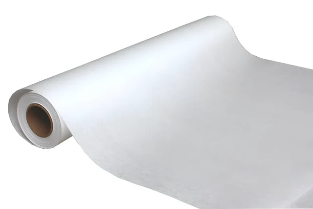 Chiropractic table headrest paper rolls - Crepe.  (8 ROLLS/BOX)