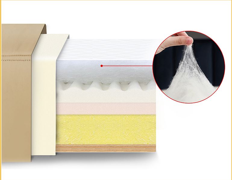 Flat Electric Luxury Spa Table  - Black upholstery and Walnut frame