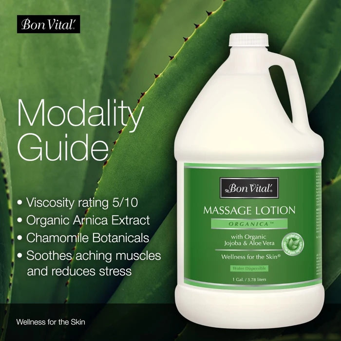 Bon Vital Organica Massage Lotion 1 Gallon
