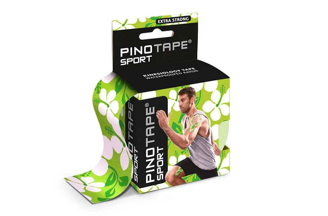 PINO Kinésiologie Tape Sport fleur verte 