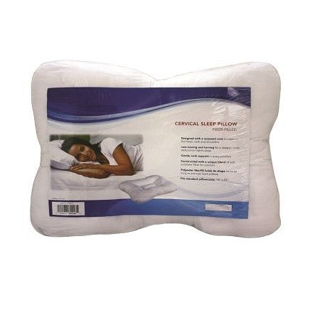 Oreiller d'indentation cervicale rempli de fibres