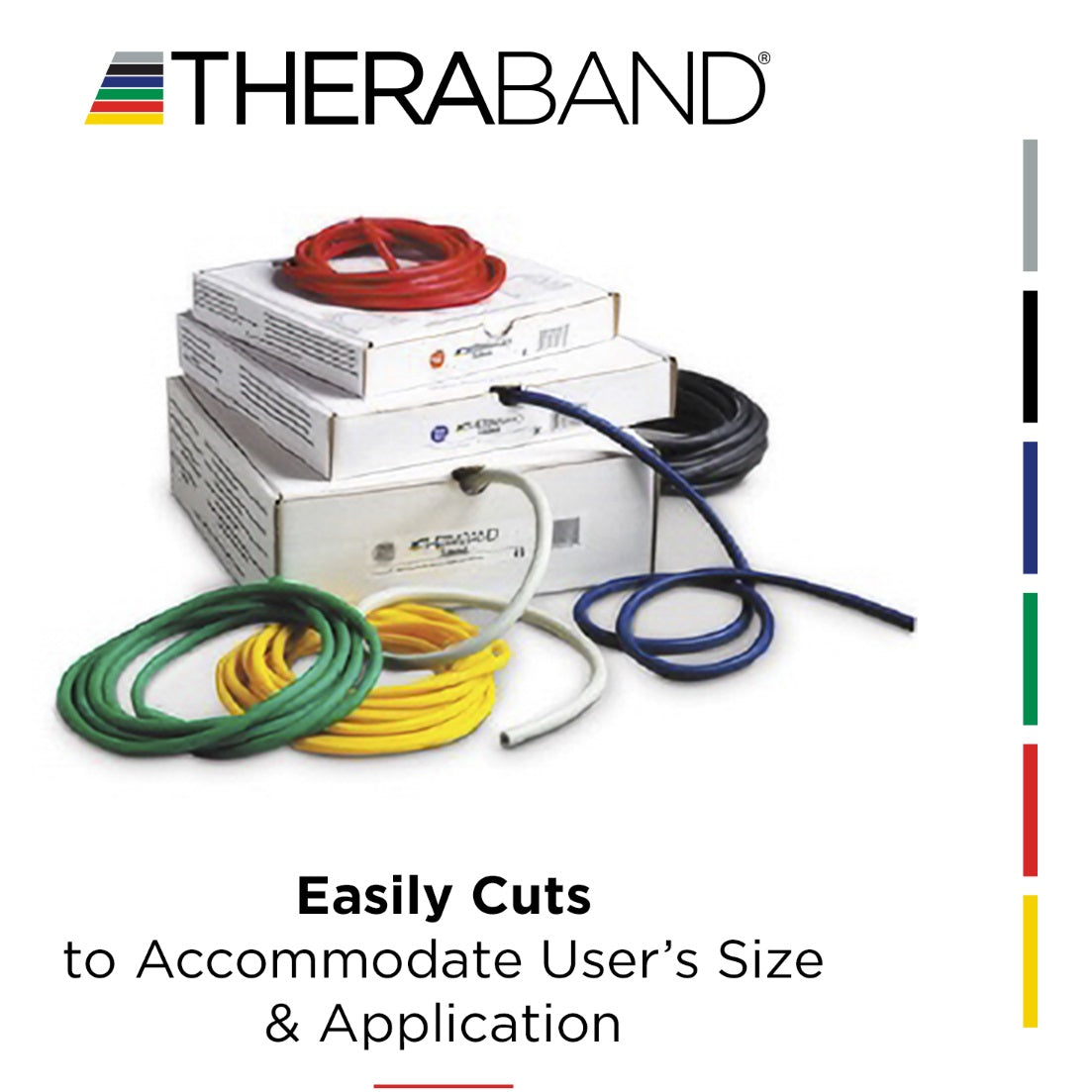 TheraBand Exercise Tubes - 100 Foot Box