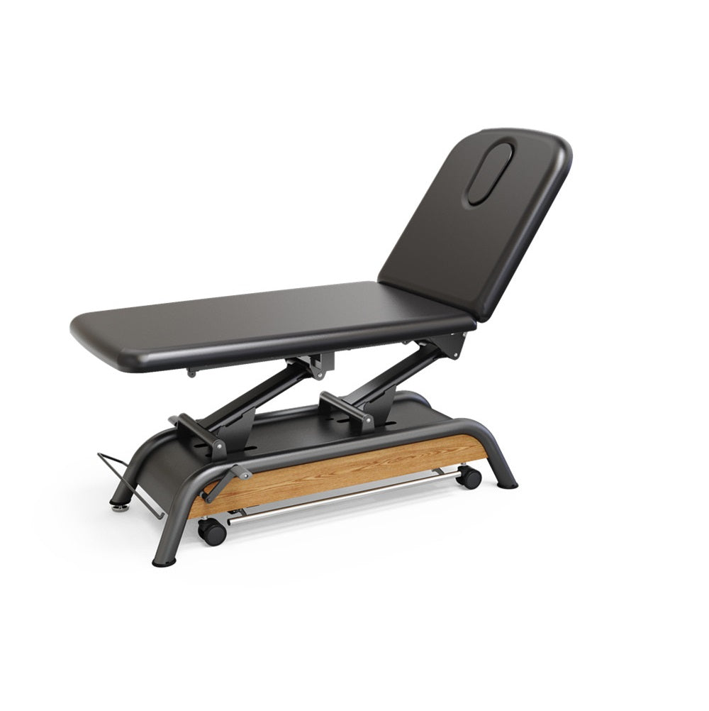 Table de traitement électrique MediSports à 2 sections (noir)