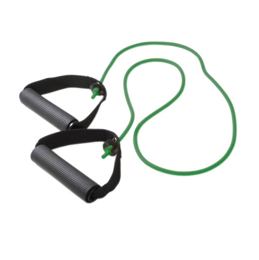 CanDo 48" exercise tubes with soft grip handles - Green (Medium) - physio supplies canada