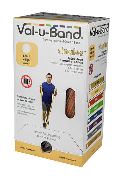 Val-u-Band Latex Free Exercise Band - 5-foot Bands - physio supplies canada