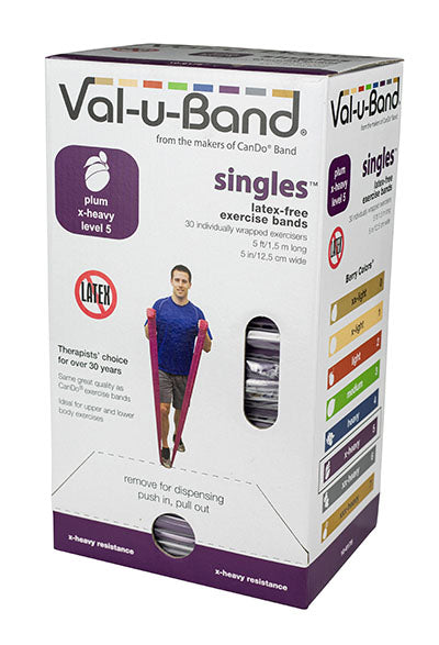 Val-u-Band Latex Free Exercise Band - 5-foot Bands - physio supplies canada