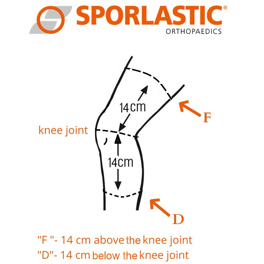 Knee Bandage Size Chart