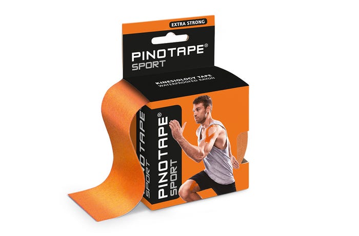 PINO Kinesiology Tape Sport orange (uncut) - physio supplies canada