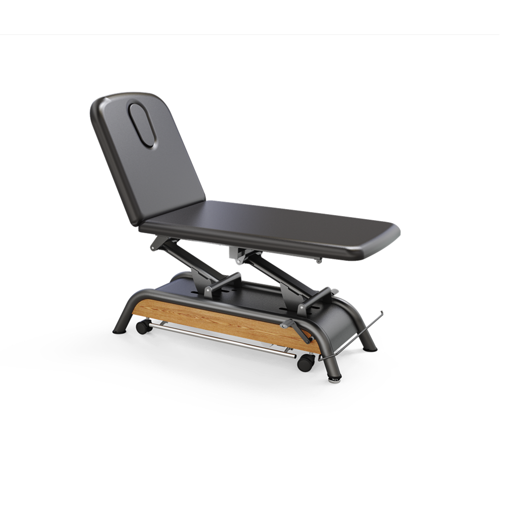 MediSports 2 Section Electric Treatment Table (Black)