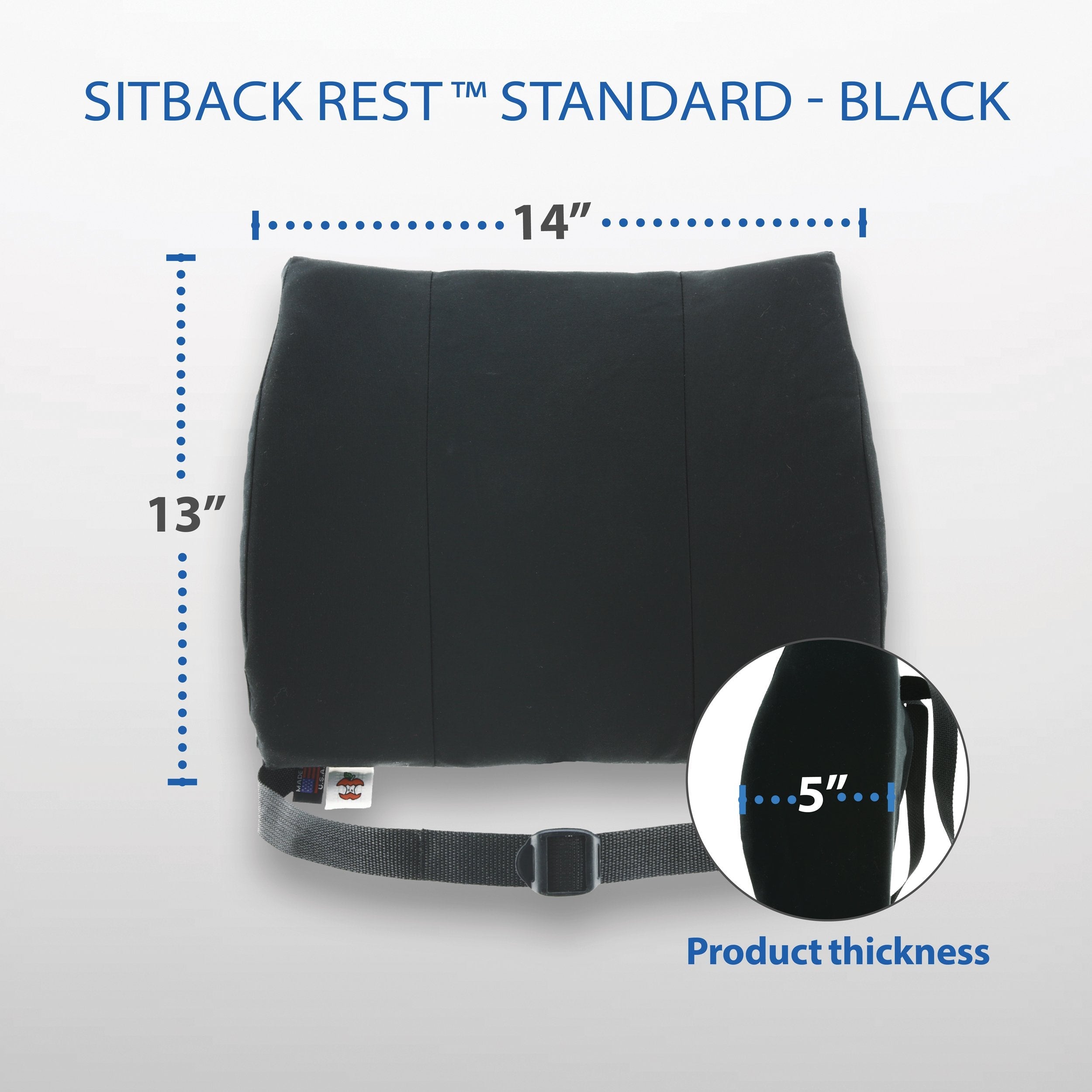 Sitback Rest Lumbar Support Cushion - physio supplies canada