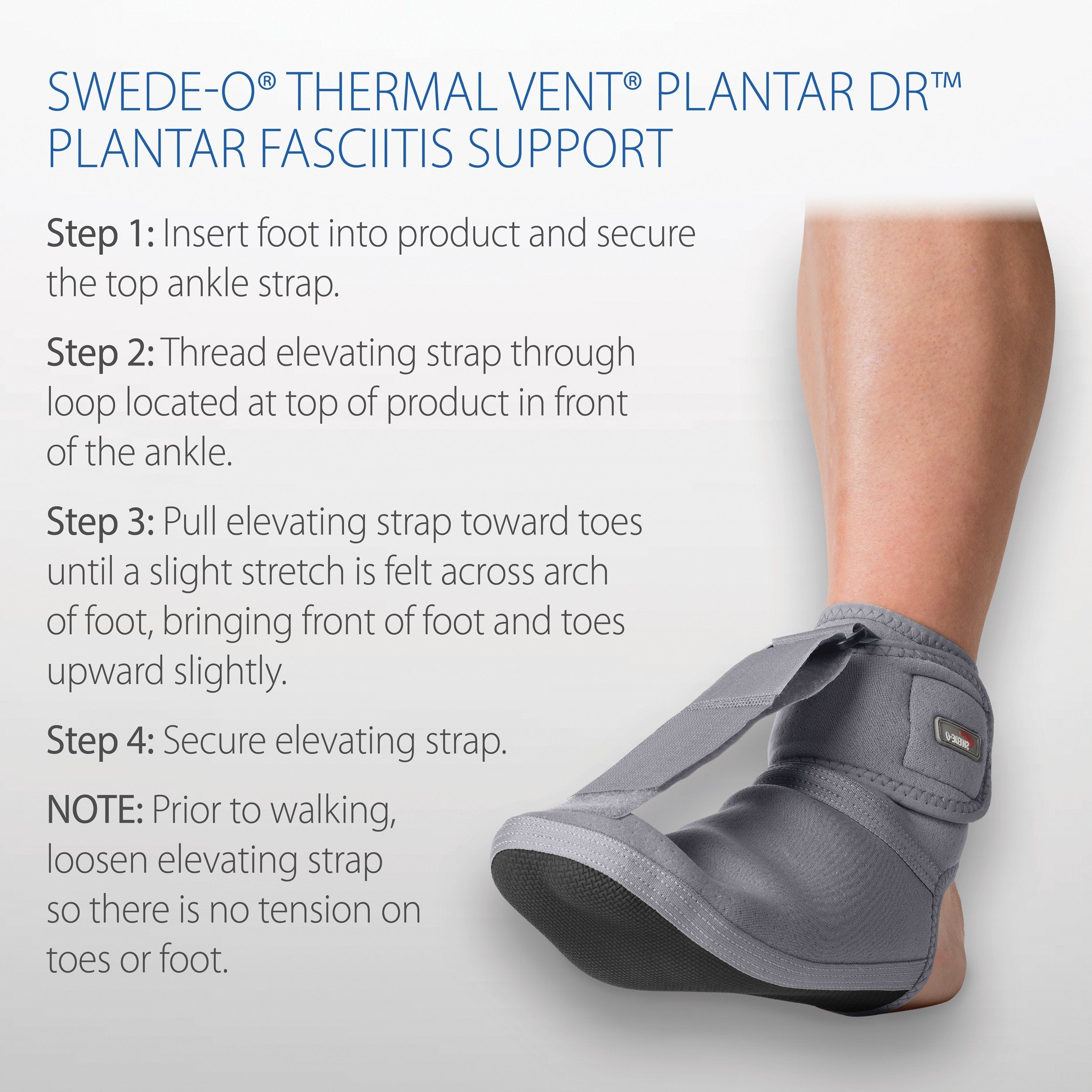 Swede-O® Thermal Vent® Plantar DR - physio supplies canada
