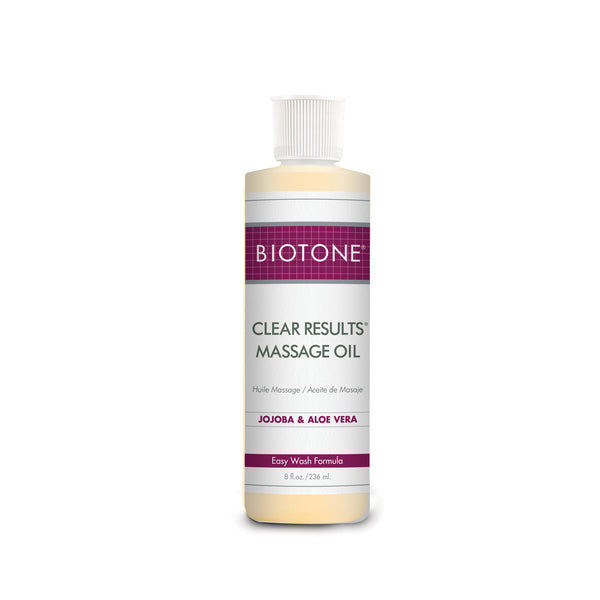 Biotone Clear Results Massage Oil – 8oz - physio supplies canada