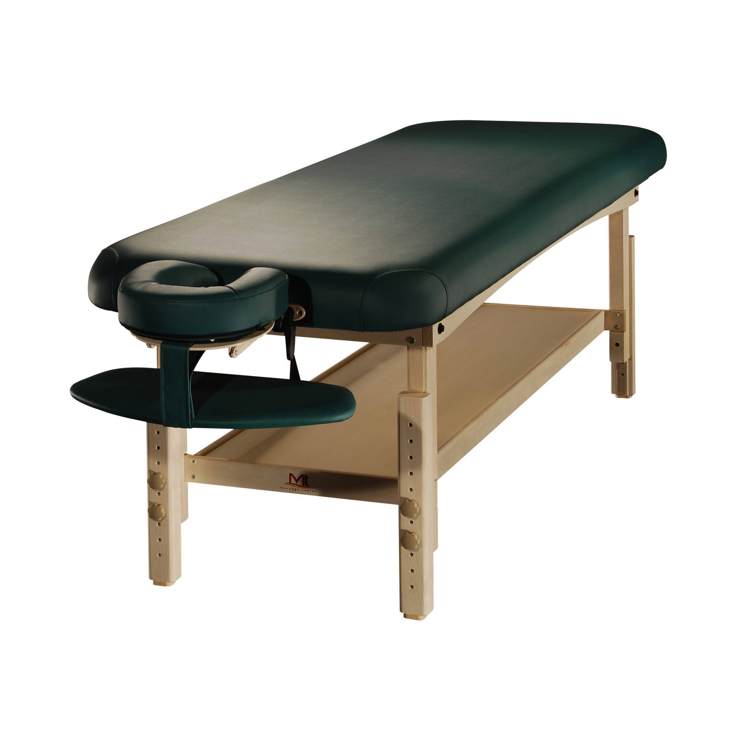MediSports Classic Stationary Massage Table - BLACK - physio supplies canada