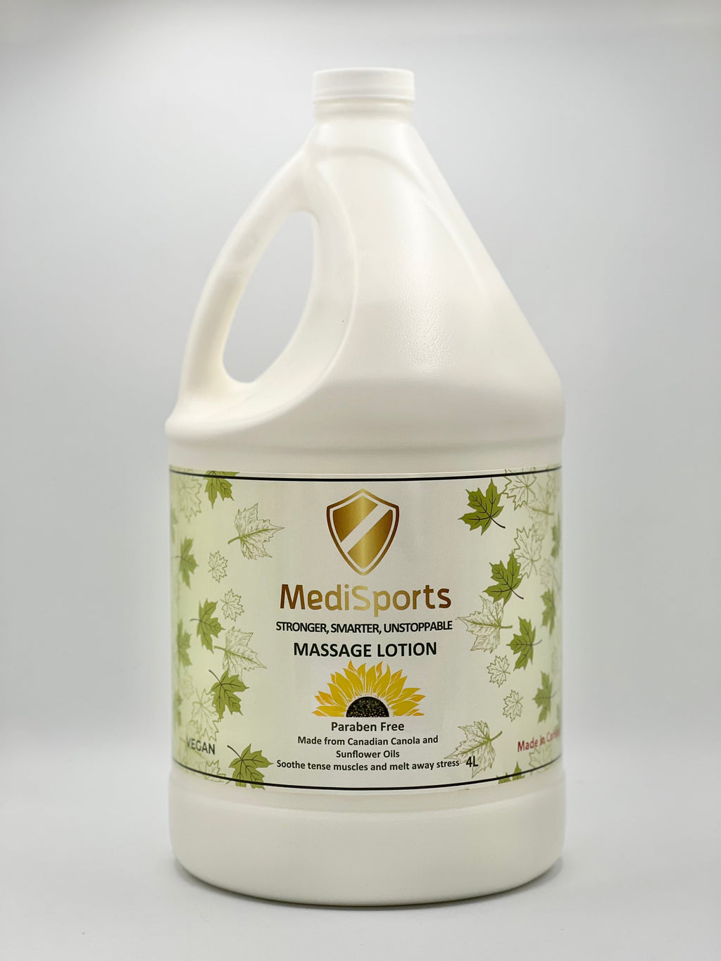 Lotion de massage VÉGAN MediSports – 4 litres