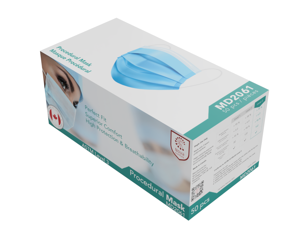Level Set Mask ASTM Level-3 Procedural Face Masks