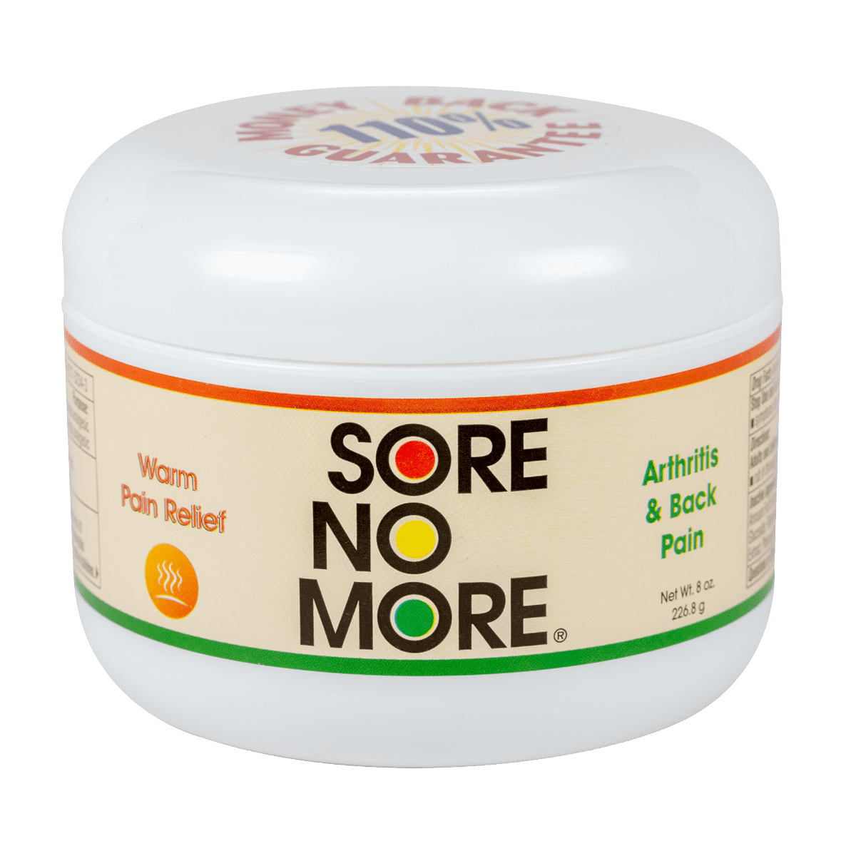 Sore No More® Original Warm Pain Relief Gel – 8 oz Jar